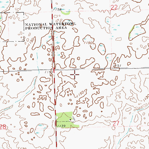 Topographic Map of Township of Prior, MN