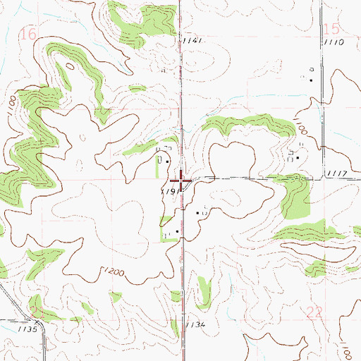 Topographic Map of Township of Quincy, MN