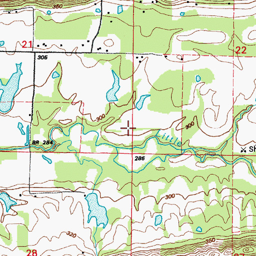 Topographic Map of Township of Palarm, AR