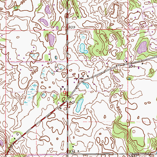 Topographic Map of Township of Stillwater, MN