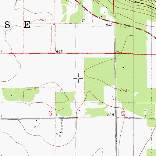 Topographic Map of Township of Sunrise, MN