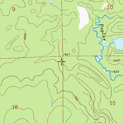 Topographic Map of Township of Tofte, MN