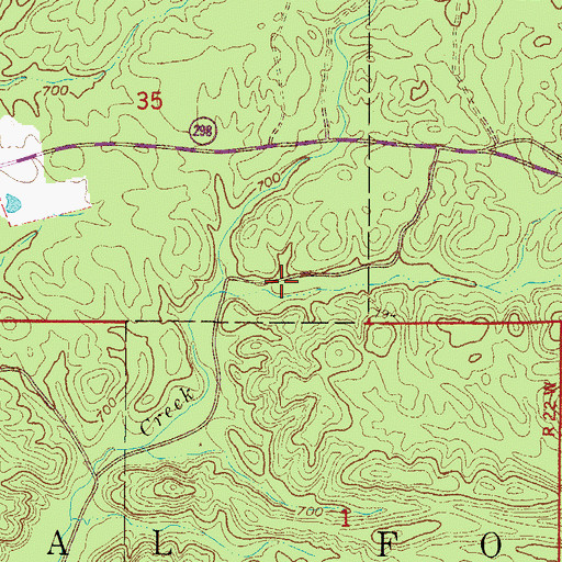 Topographic Map of Township of Baxter (historical), AR