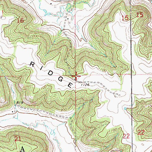Topographic Map of Township of Watopa, MN