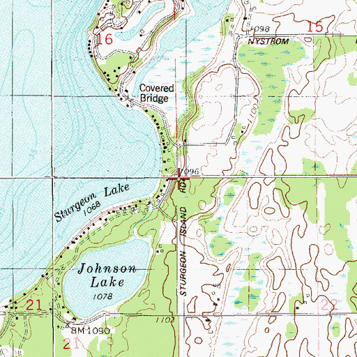 Topographic Map of Township of Windemere, MN