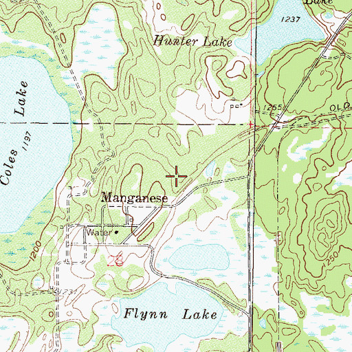 Topographic Map of Township of Wolford, MN