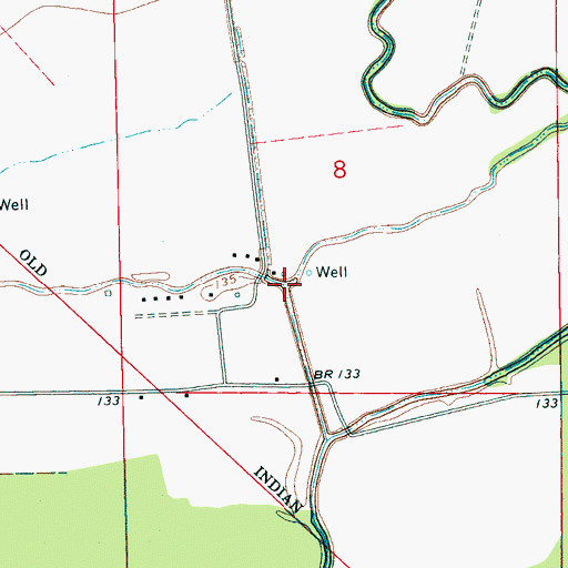 Topographic Map of Ann Bayou, MS