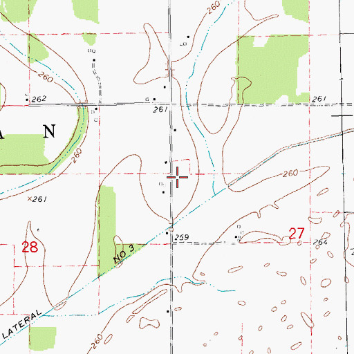 Topographic Map of Township of Bryan, AR