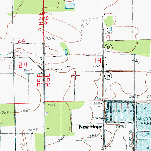 Topographic Map of Township of Collier, AR