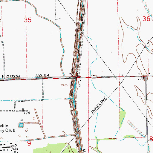 Topographic Map of Ash Bayou, MS