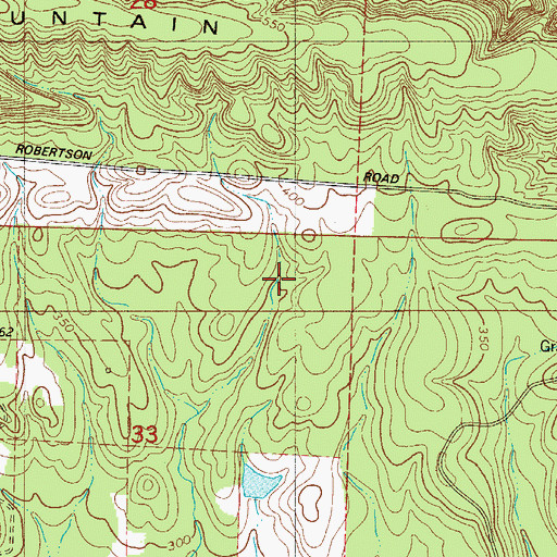 Topographic Map of Township of Lone Hill, AR