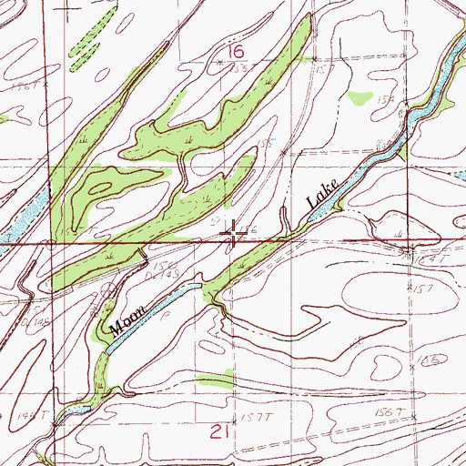 Topographic Map of Bethlehem Church, MS