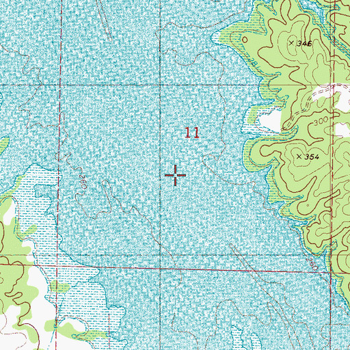 Topographic Map of Buford Creek, MS