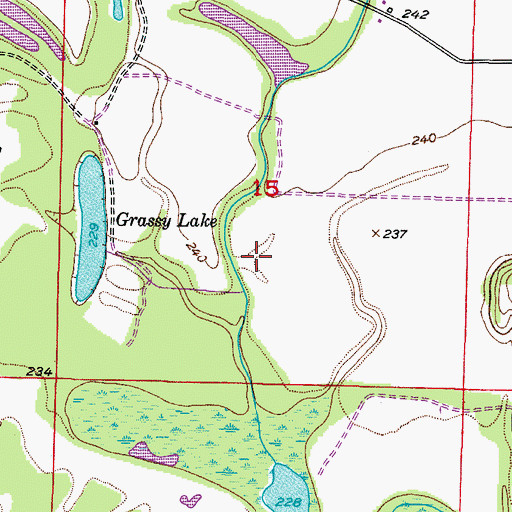 Topographic Map of Township of Russell, AR