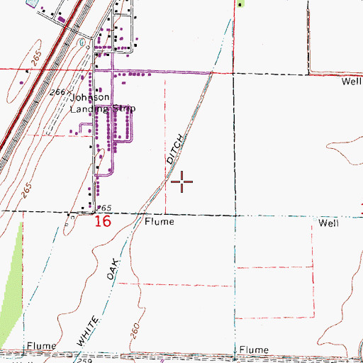 Topographic Map of Township of Boas, AR