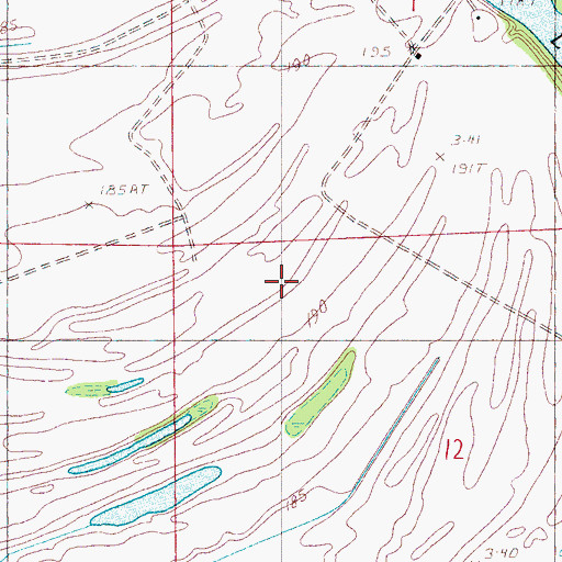 Topographic Map of Township of Liberty (historical), AR