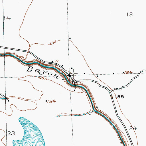 Topographic Map of Christian Grove Church, MS