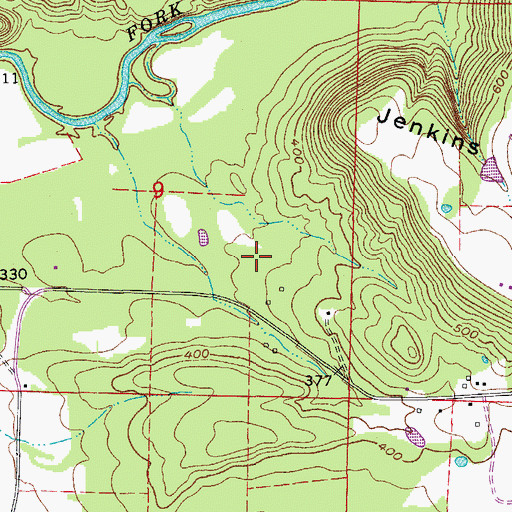 Topographic Map of Conway County, AR