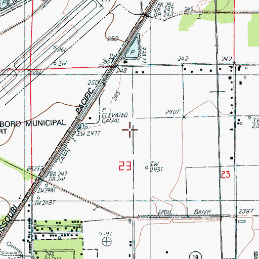 Topographic Map of Craighead County, AR