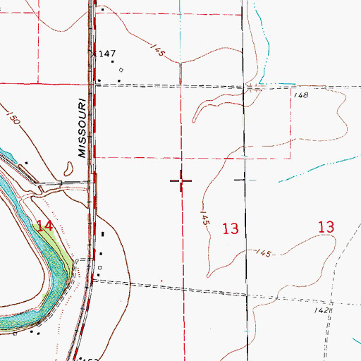 Topographic Map of Desha County, AR