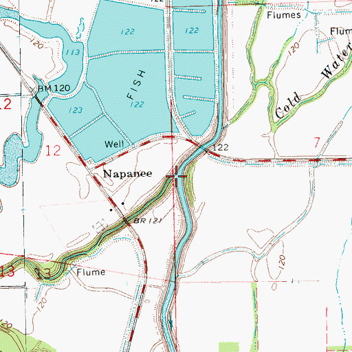 Topographic Map of Clear Creek, MS