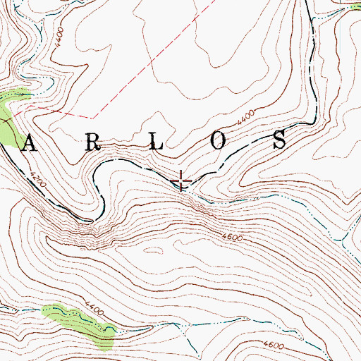Topographic Map of Kidde Canyon, AZ