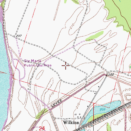 Topographic Map of Jefferson County, AR