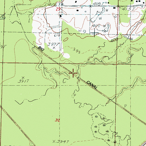 Topographic Map of Conehatta Creek, MS