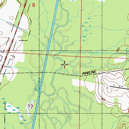 Topographic Map of Conehoma Creek, MS