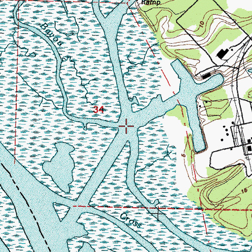 Topographic Map of Cowan Bayou, MS