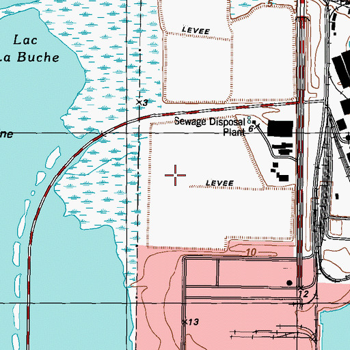 Topographic Map of Delmas Bayou, MS