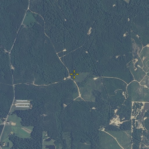 Aerial/Satellite Image of Dry Fork, MS