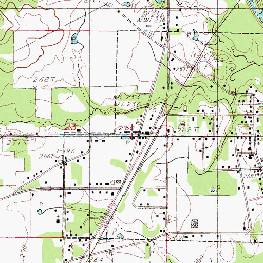 Topographic Map of Enterprise, MS