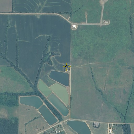 Aerial/Satellite Image of Fairview Cemetery, MS