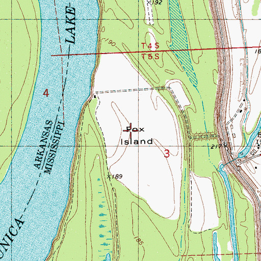 Topographic Map of Forestdale Church, MS