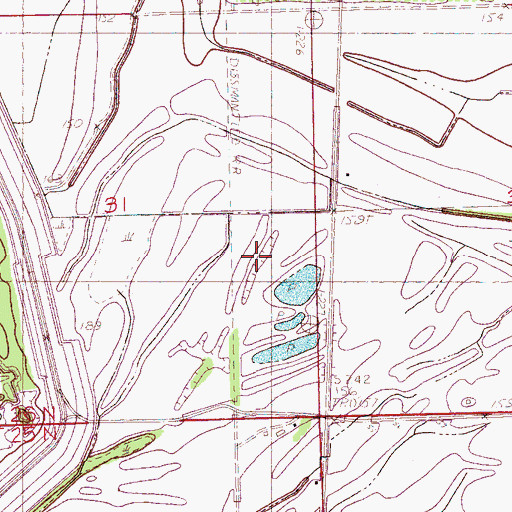 Topographic Map of Francis, MS