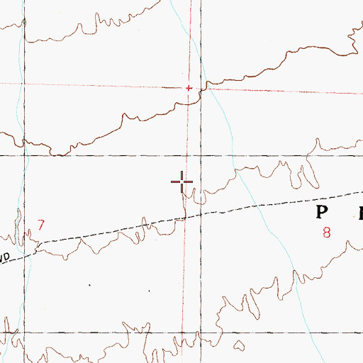 Topographic Map of King Valley, AZ