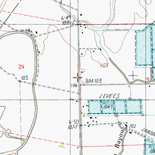 Topographic Map of Friendship Church, MS