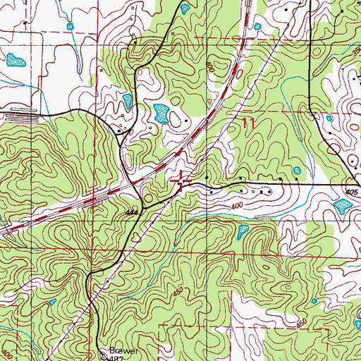 Topographic Map of Good Hope Church, MS