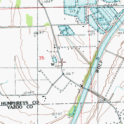 Topographic Map of Good Hope Church, MS
