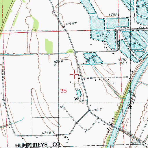Topographic Map of Good Hope Church, MS
