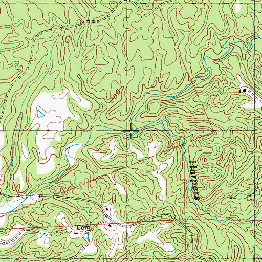 Topographic Map of Harpers Branch, MS