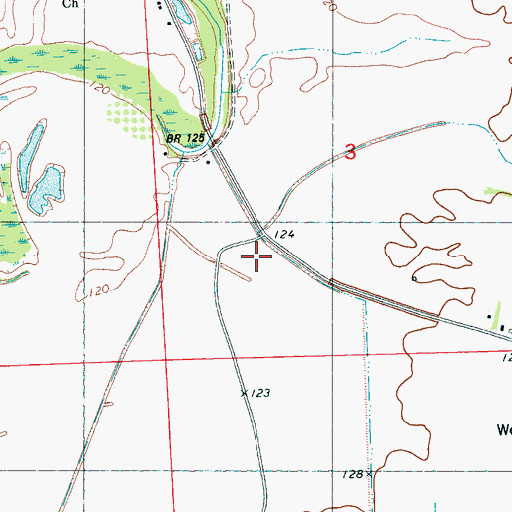 Topographic Map of Hymon Chapel, MS