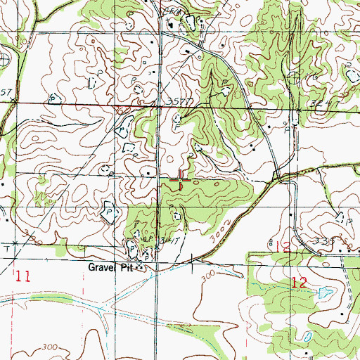 Topographic Map of Ingram School, MS