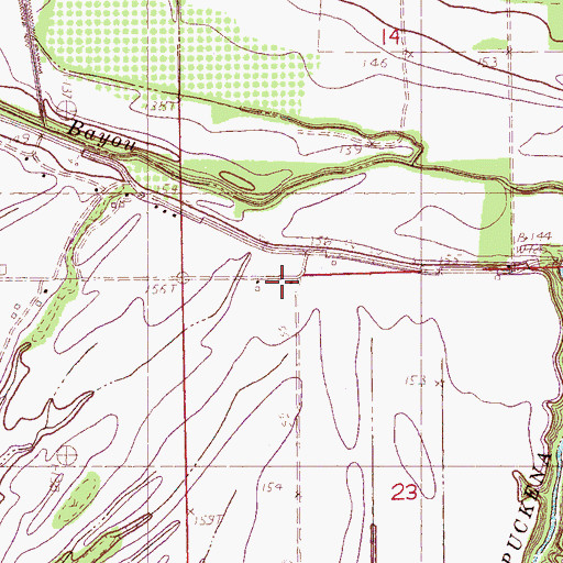 Topographic Map of Jacob Church, MS