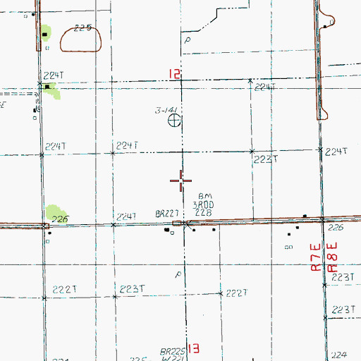 Topographic Map of Ditch Number 5, AR