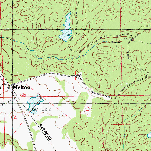 Topographic Map of Jessamine Ridge Church, MS