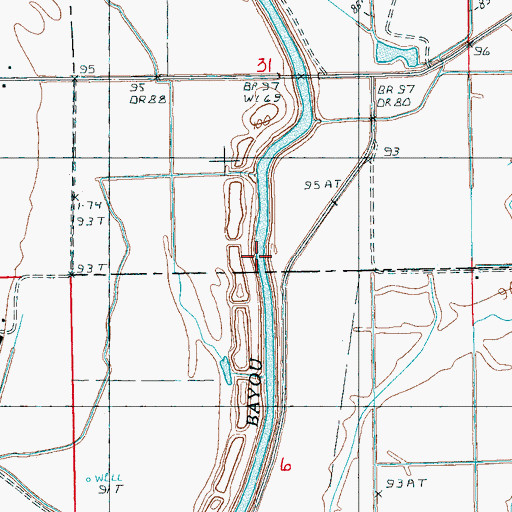 Topographic Map of King David Church, MS