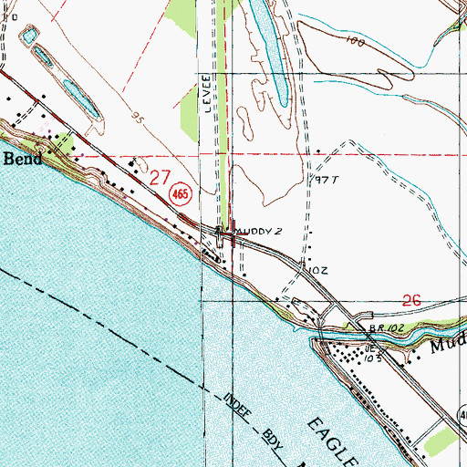Topographic Map of King Solomon Church, MS