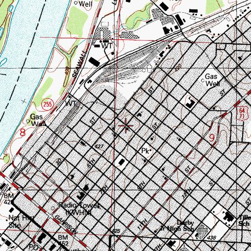Topographic Map of Pentecostal Holiness Church, AR